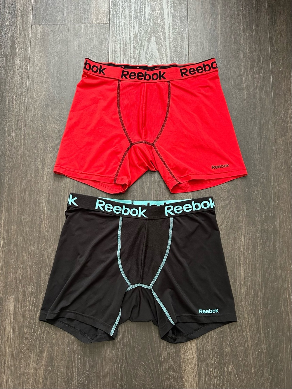 Reebok Men’s Red & Black Performance Boxer Briefs - 2-Pack